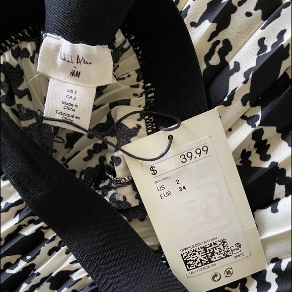 H&M NWT Printed Midi Skirt - Picture 5 of 9